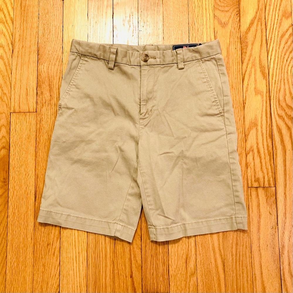 Vineyard Vines Chino Shorts Khaki Child Size 12